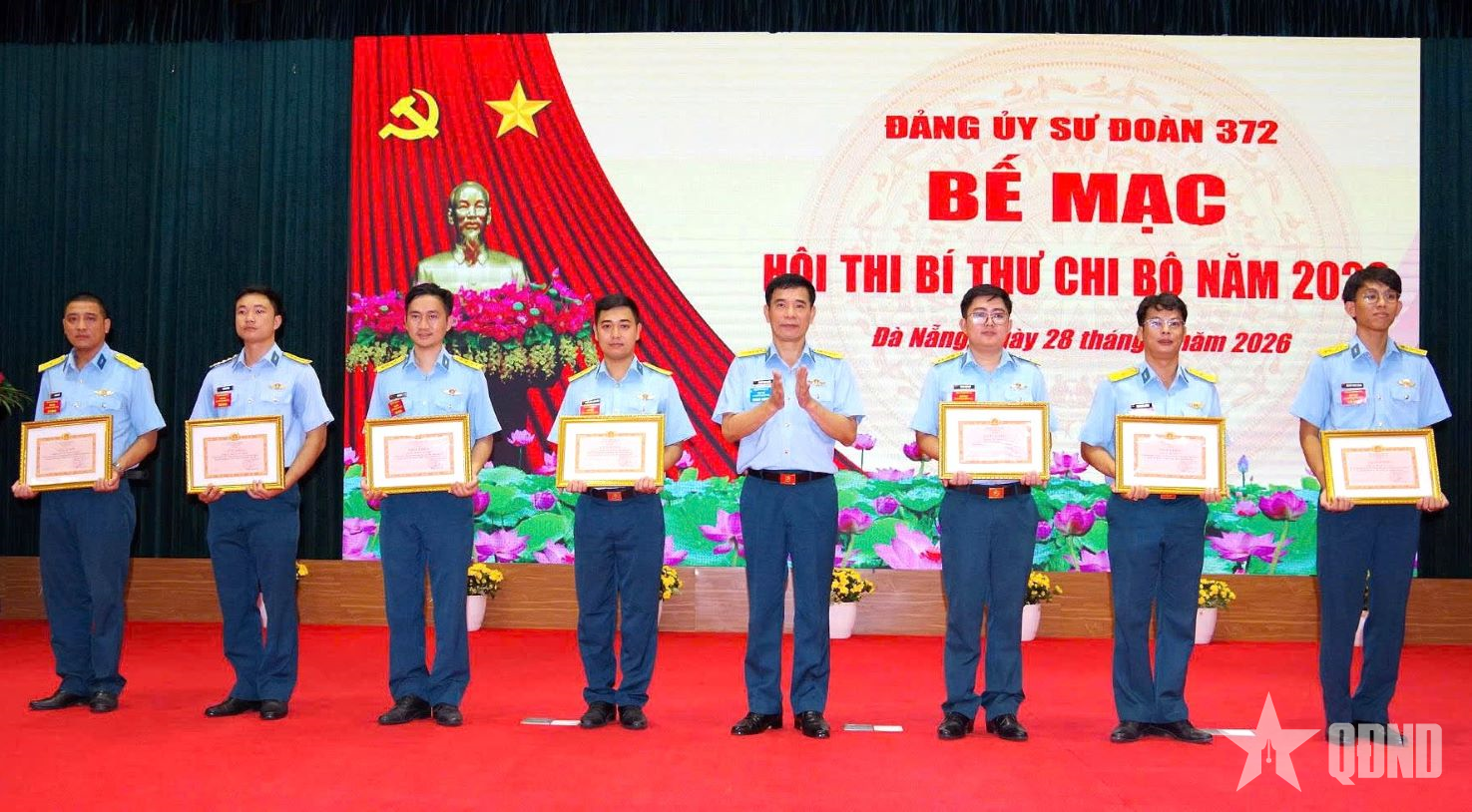 Đảng ủy Sư đoàn 372 tổ chức hội thi Bí thư chi bộ năm 2026